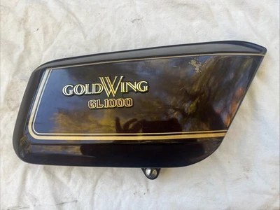 Honda Goldwing GL1000 1978 1979 panel lateral derecho cubierta azul Foto 1 de 4