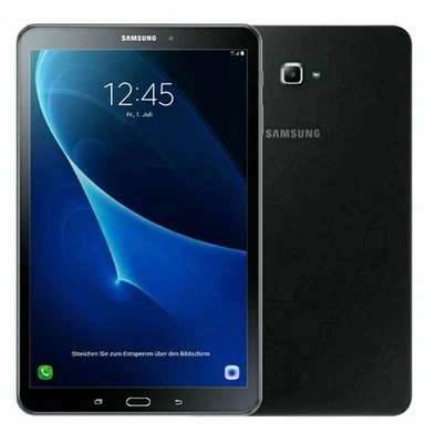 Samsung Galaxy Tab A T585 16GB, Wi-Fi + 4G Unlocked 10.1" android tablet - Black - Image 1 of 4