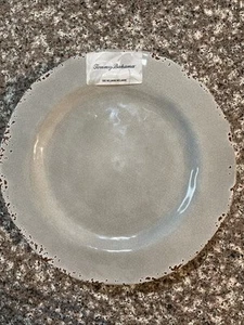 Tommy Bahama Gray Rustic Melamine Dinner Plates Set New 8 Pc. - Picture 1 of 4