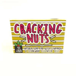Cracking Nuts cinnamon and cedarwood Vegan Soap - Picture 1 of 5