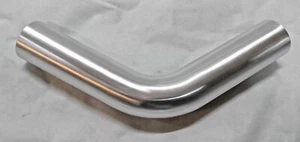 60 Degree Aluminium Intercooler pipework Satin Brushed intake boost - Picture 1 of 1