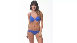 $44 NEW RIP CURL CLASSIC SURF MOULDED CUP TOP PUSH-UP BRA BIKINI MEDIUM K228 - Picture 1 of 3