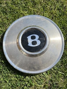 CLASSIC CAR PROJECT UPCYCLE BENTLEY STAINLESS CHROME HUB CAP MAN CAVE WALL ART - Picture 1 of 6