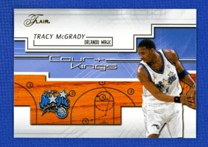 2002-03 Fleer Flair Tracy McGrady Court Kings Insert #10 Orlando Magic - Picture 1 of 2