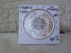 1968  France 10 Francs-0.900 Fine Choice UNCIRCULATED Silver Coin