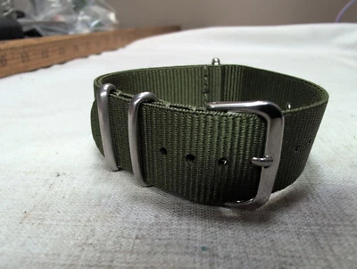 Nylon One-Piece Watch Strap - Minimalist Racing Band - 10-24mm - 20 Flavors - Image 1 of 4