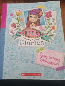 ELLA DIARIES Pony School Showdown Paperback EUC - Picture 1 of 1