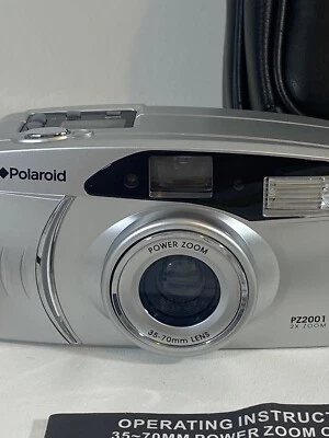 Polaroid Power Zoom 35mm Film Camera Model #PZ2001 35-70mm 2x Zoom with a Case - Image 1 of 4