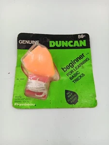 Duncan Spinning Top per principianti, arancione, n. 3340, nuovo con scatola, NOS Spin Top vintage - Foto 1 di 2