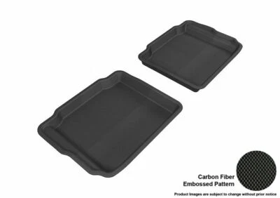 3D MAXpider  Black 2nd Row 2 Piece Floor Liners for Ford Taurus - Изображение 1 из 4