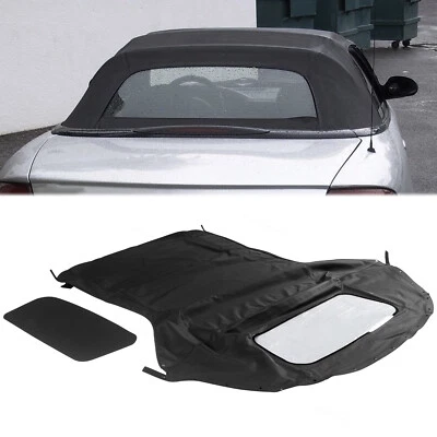 Fits 1996 1997 1998-2006 Chrysler Sebring Plastic Window Sailcloth Convertible Foto 1 de 4
