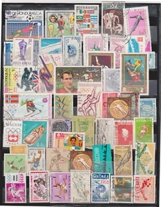(F66-11) Thematic mix of 50stamps sports (K) - Foto 1 di 1