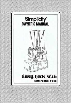 CD * SIMPLICITY Easy Lock SL804D INSTRUCTION MANUAL - Image 1 of 4