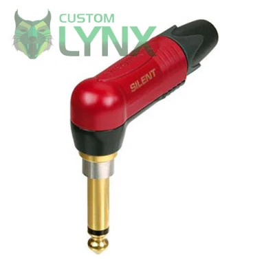 Neutrik NP2RX-AU-SILENT Right Angled 1/4" 6.35mm Jack Plug. Guitar Connector PRO