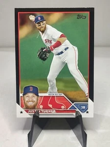 Justin Turner 2023 Topps Series 2 Black/72 Boston Red Sox - Picture 1 of 3