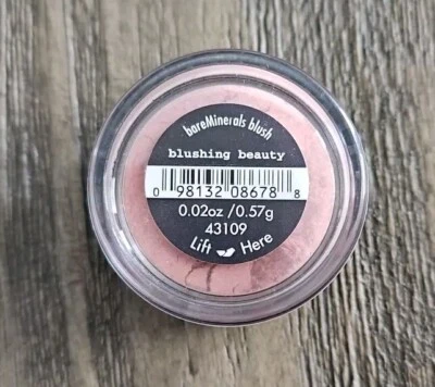 i.d. bareMinerals Blush- "BLUSHING BEAUTY" .02 oz .57 g ~ New - Image 1 of 2