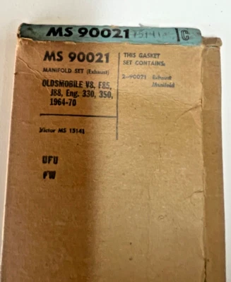 Juego colector escape Fel-Pro Ms 90021 Oldsmobile V8, F85, J88 1964-1970 Foto 1 de 2