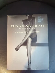 Donna Karan Hosiery Signature Collection Sheer Satin Ultimate Toner M Off Blk - Picture 1 of 6