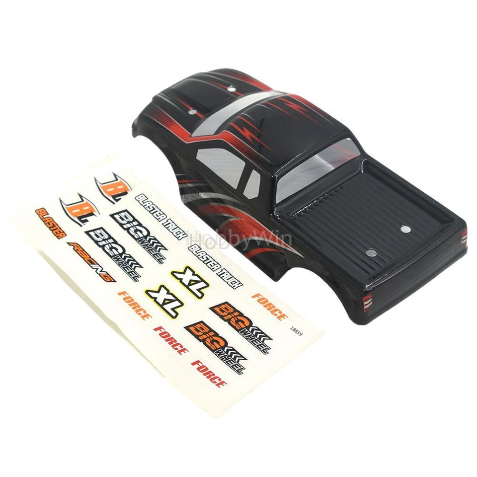 HBX part 85980 Truck Body Red +Decal for Haiboxing 1/18 RC Model Truck 18859 - Image 1 of 4