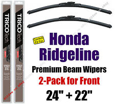 Wipers 2-Pack Premium Wiper Beam Blades fit 2006-2008 Honda Ridgeline 19240/220