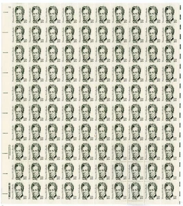 Scott #1861 Thomas H. Gallaudet Sheet of 100 Stamps - MNH P#2 UL - Picture 1 of 1