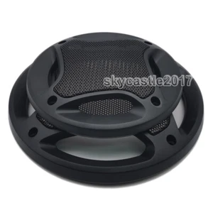 1x 4"/6,5" pollici copertura altoparlante griglia audio cerchio decorativo griglia rete metallica #1 - Foto 1 di 17