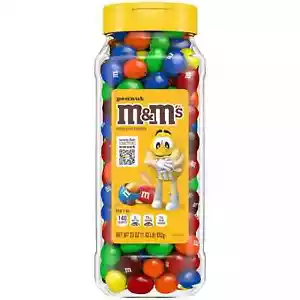M&M’s Peanut Milk Chocolate Resealable Bulk Candy Jar - 23 oz - Picture 1 of 11
