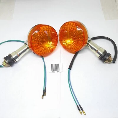 2 piezas señal de giro guiño apto para Suzuki GT100 TS185 TS250 TS125 TS100 nuevo Foto 1 de 4