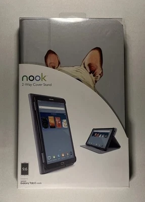 Nook 2-Way Cover Stand 9.6 Samsung Galaxy Cover With French Bulldog New NIB - Image 1 of 4