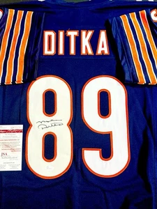 Mike Ditka Signed Jersey Chicago Bears TE & Coach JSA Certified - Picture 1 of 1
