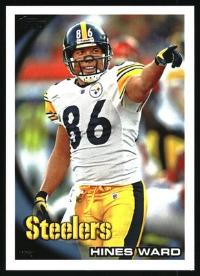 2010 Topps #320 Hines Ward Pittsburgh Steelers - Image 1 of 2