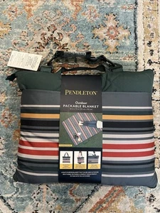 Pendleton 60x72 Striped Packable Blanket for Outdoor Activities - Picture 1 of 2