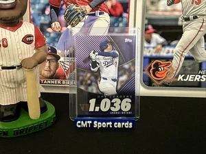 2025 Topps Series 2 OPS Leaders Shohei Ohtani Los Angeles Dodgers - Bild 1 von 2