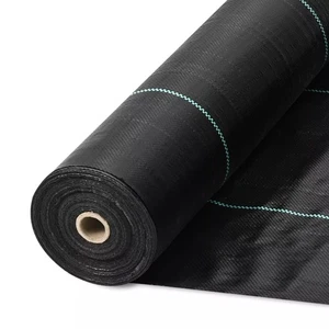 Heavy Duty Weed Control Fabric Ground Cover Membrane Sheet Garden Mat Landscape - Picture 1 of 10