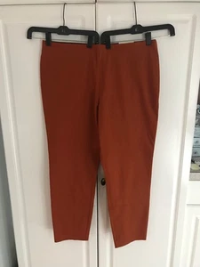 Nuevos pantalones al tobillo para mujer A New Day talla 16 color naranja/marrón elásticos ajustados - Imagen 1 de 9