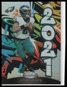 2021 Panini Certified Jalen Hurts #2021-4 Philadelphia Eagles - Bild 1 von 2