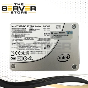 SSD HPE 800GB SATA 6G WI SFF NHP 2.5" Intel S3710 MK0800GEYKE 804638-003 - Imagen 1 de 2