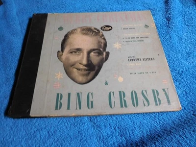 Bing Crosby ~ Merry Christmas - Decca 78 Box set # 550 from 1945 - Near Mint Min Foto 1 de 4