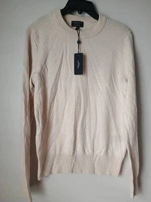 Rag & Bone Men's Sand Lightweight HARDING Cashmere Crew Sweater. XS - Image 1 of 4
