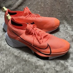 Nike Air Zoom Tempo Next % Flyknit Mango Orange Running Shoes C19923-800 Mens 12 - Picture 1 of 22