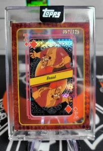 Tarjeta de juego Beast 2025 Topps Mint Disney #OH-31 7 de diamantes 57/125 cubierta - Imagen 1 de 2