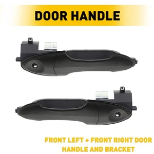 Exterior Door Handle Set For 2000-07 Ford Focus Front Left & Right w/Keyhole EOP - Bild 1 von 9
