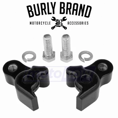 Burly Brand Lowering Blocks for 2002-2006 Harley Davidson FLHTCUI Electra tv Foto 1 de 4