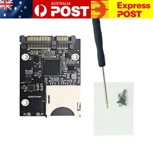 AU* SD Memory Card To SATA SDD Card Adapter Converter with Enclosure - Bild 1 von 10