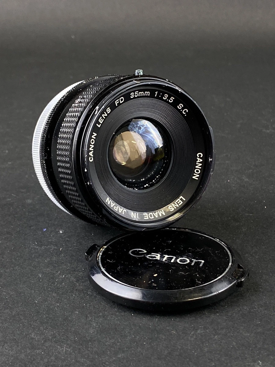 Canon FD f/3.5 35mm Focal Camera Lenses for sale | eBay