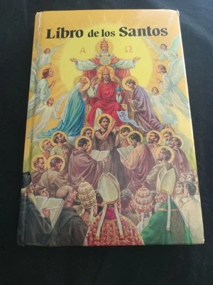 Libro de Los Santos by Lawrence G. Lovasik SPANISH EX LIBRARY - Image 1 of 3