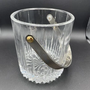 vintage crystal ice bucket glass - Picture 1 of 8