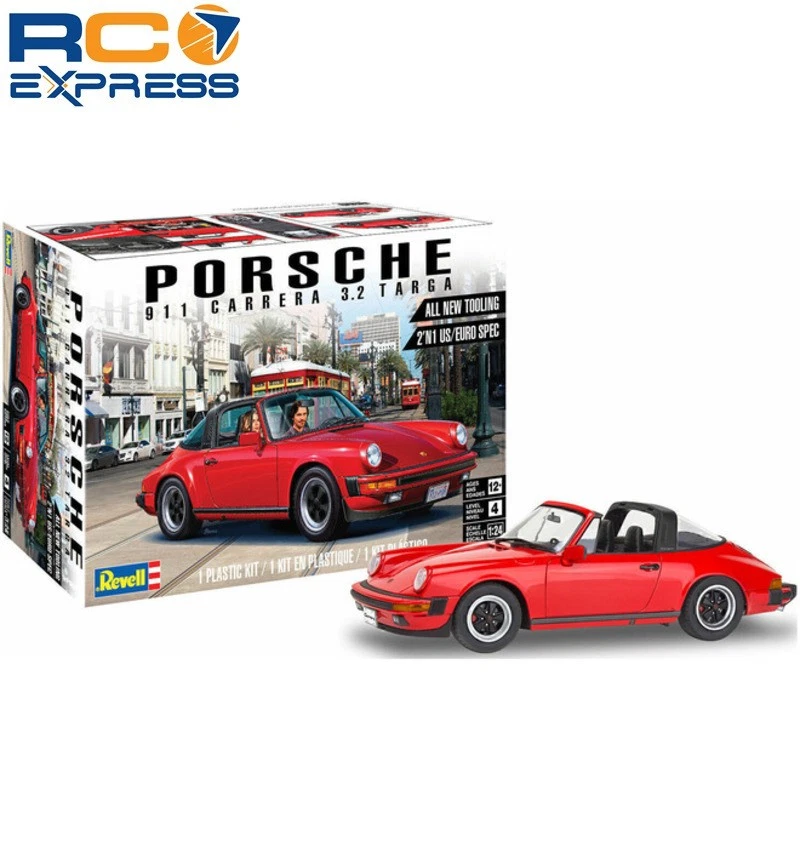 Revell 1/24 Porsche 911 Carrera 3.2 TARGA Plastic Model Kit RMX854527 - Image 1 of 1