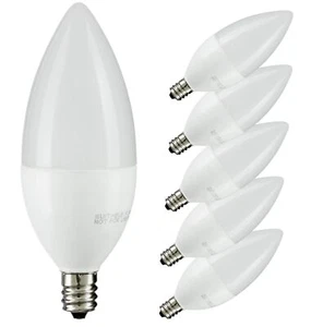 6Pack E12 LED Candelabra Chandelier Light Bulb, 5000K, 4.5W(40W), B11, 300LM - Picture 1 of 1