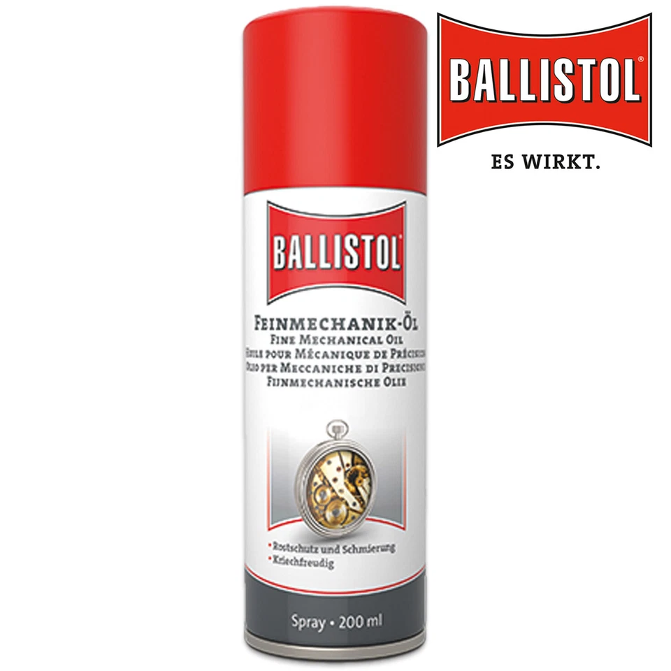 Ballistol Feinmechanik-Öl Spray Garten Haushalt Industrie Handwerk 200ml